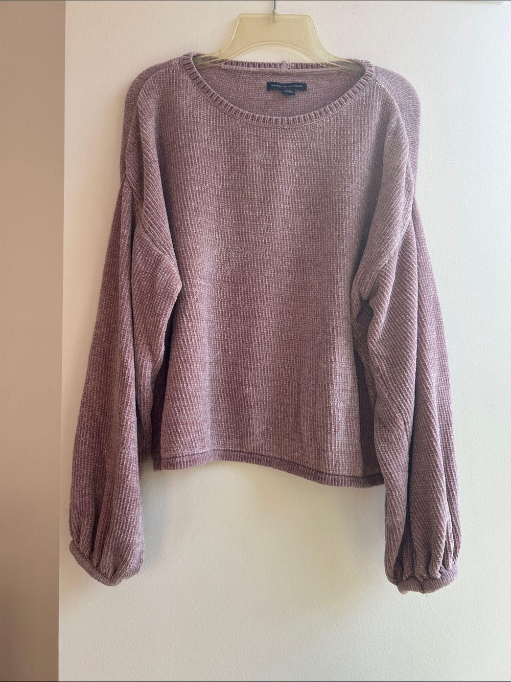 American Eagle Outfitters Lavender Crewneck Sweater